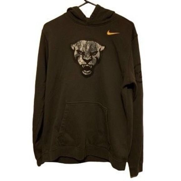 Pitt Pittsburgh Panthers Nike Size Medium Gray Hoodie - Picture 1 of 6